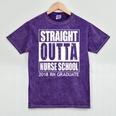 Nurse School 2018 RN Graduation Nursing Graduate Shirt Mineral Wash Tshirts Mineral Purple