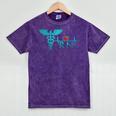 Nurse Shirt Graduation Nursing School RN Cute Tee Shirt Mineral Wash Tshirts Mineral Purple