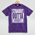 Nurse The Straight Outta NCLEX Graduation RN Gift Tshirt Mineral Wash Tshirts Mineral Purple