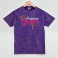 Nursing Shirt Graduation Nurse School Trauma Queen Shirt Mineral Wash Tshirts Mineral Purple