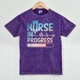 Nursing Student Art Men Women NICU Graduation Future Nurse Mineral Wash Tshirts Mineral Purple