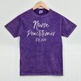 Nursing Student Graduation Nurse Practitioner Est 2019 Mineral Wash Tshirts Mineral Purple
