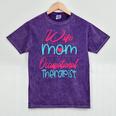 Occupational Therapist OT Therapy Mom Wife Graduation Mineral Wash Tshirts Mineral Purple