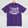 Now One Degree Hotter 2021 College Graduation Mineral Wash Tshirts Mineral Purple