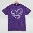 OT Graduation Group Matching Occupational Therapist Mineral Wash Tshirts Mineral Purple