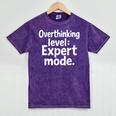 Overthinking Level Expert Mode Sarcasm Introvert Mineral Wash Tshirts Mineral Purple Overthinking Level Expert Mode Sarcasm Introvert Mineral Wash Tshirts Mineral Purple