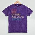 Oysters And Beer Lovers Introvert Quote Vintage Retro Mineral Wash Tshirts Mineral Purple Oysters And Beer Lovers Introvert Quote Vintage Retro Mineral Wash Tshirts Mineral Purple