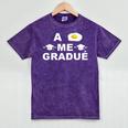 Hispanic Graduation Me Gradue Class Of 2021 T-Shirt Mineral Wash Tshirts Mineral Purple