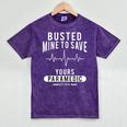 Paramedic School Graduation TShirt For Paramedic Busted Mineral Wash Tshirts Mineral Purple