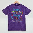 Paraprofessional Happy Last Day Of School Women Graduation Mineral Wash Tshirts Mineral Purple