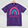 Pathologists' Assistant Graduation 2023 Boho Rainbow Mineral Wash Tshirts Mineral Purple