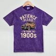 Patience Please I'm From The 1900s Old Car Mineral Wash Tshirts Mineral Purple