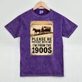 Be Patient With Me I'm From The 1900s Birthday Retirement Premium Tri-Blend Mineral Wash Tshirts Mineral Purple