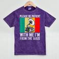 Be Patient With Me I'm From The 1900s Mineral Wash Tshirts Mineral Purple