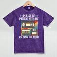 Be Patient With Me I'm From The 1900s Premium Mineral Wash Tshirts Mineral Purple