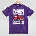 Be Patient With Me I'm From The 1900s Vintage Car Humor Mineral Wash Tshirts Mineral Purple
