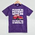 Be Patient With Me I'm From The 1900s Vintage Car Humor Premium Mineral Wash Tshirts Mineral Purple