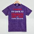 I Paused My Game To Graduate Graduation Mineral Wash Tshirts Mineral Purple