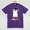 Penguin Graduation For Grads Hashtag Pengwinning Mineral Wash Tshirts Mineral Purple