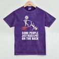 Some People Just Need A Pat On The Back Introvert Mineral Wash Tshirts Mineral Purple