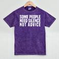 Some People Need Silence Not Advice Introvert Humor Mineral Wash Tshirts Mineral Purple Some People Need Silence Not Advice Introvert Humor Mineral Wash Tshirts Mineral Purple