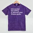 Personal Trainer Introverted Discuss Fitness Goals Mineral Wash Tshirts Mineral Purple Personal Trainer Introverted Discuss Fitness Goals Mineral Wash Tshirts Mineral Purple
