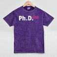 Ph Diva Women Dissertation Doctoral Degree Graduation PhD Mineral Wash Tshirts Mineral Purple
