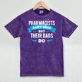 Pharmacy Graduation Pharmacist Pharmd Parent Grad Dad Brag Mineral Wash Tshirts Mineral Purple