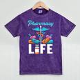 Pharmacy Life Pharmacist Chemist Student PharmD Graduation Mineral Wash Tshirts Mineral Purple