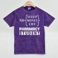 Pharmacy Student Pharmacist Graduation Mineral Wash Tshirts Mineral Purple