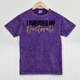 Phd Graduation Doctorate Degree Dissertation Masteral Grad Mineral Wash Tshirts Mineral Purple
