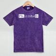 PhD Graduation Doctorate Student Graduate Mineral Wash Tshirts Mineral Purple