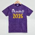 Phinally Done 2026 Doctorate PhD PhD Graduation 2026 Mineral Wash Tshirts Mineral Purple