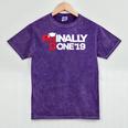 Phinally Done Graduation 2019 Phd Shirt Mineral Wash Tshirts Mineral Purple