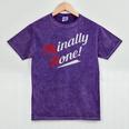 Phinally Done PhD T Shirt Graduation Mineral Wash Tshirts Mineral Purple