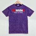 Phinished PhD Graduation T-Shirt For Men And Women Mineral Wash Tshirts Mineral Purple