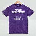Physical Therapy Degree Loading Student Graduation Mineral Wash Tshirts Mineral Purple