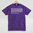 Physician Assistant 2018 Graduation College Grad Mineral Wash Tshirts Mineral Purple