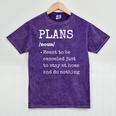 Plans Definition For Homebodies & Introverts Sarcastic Mineral Wash Tshirts Mineral Purple