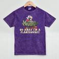 Plant Coffee Lover Plantrovert Gardening Introvert Mineral Wash Tshirts Mineral Purple