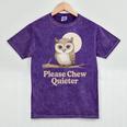 Please Chew Quieter Introvert Christmas Bird Lover Mineral Wash Tshirts Mineral Purple Please Chew Quieter Introvert Christmas Bird Lover Mineral Wash Tshirts Mineral Purple
