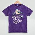 Please Chew Quieter Introvert Christmas Bird Lover Mineral Wash Tshirts Mineral Purple Please Chew Quieter Introvert Christmas Bird Lover Mineral Wash Tshirts Mineral Purple