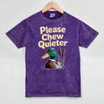 Please Chew Quieter Introvert Duck Lover Mineral Wash Tshirts Mineral Purple Please Chew Quieter Introvert Duck Lover Mineral Wash Tshirts Mineral Purple