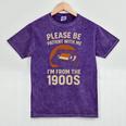 Please Be Patient I'm From The 1900s – Vintage Tape Premium Mineral Wash Tshirts Mineral Purple