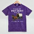Please Be Patient I'm From The 1900s Amish Wagon & Vintage Mineral Wash Tshirts Mineral Purple Please Be Patient I'm From The 1900s Amish Wagon & Vintage Mineral Wash Tshirts Mineral Purple