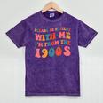 Please Be Patient With Me I'm From The 1900s Boho Saying Mineral Wash Tshirts Mineral Purple