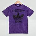 Please Be Patient With Me I'm From The 1900s Boomer Premium Tri-Blend Mineral Wash Tshirts Mineral Purple