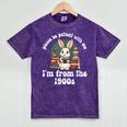 Please Be Patient With Me I'm From The 1900s Bunny 90s Mineral Wash Tshirts Mineral Purple