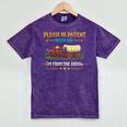 Please Be Patient With Me I'm From The 1900s Classic Game Mineral Wash Tshirts Mineral Purple