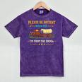 Please Be Patient With Me I'm From The 1900s Classic Game Premium Tri-Blend Mineral Wash Tshirts Mineral Purple